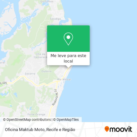 Oficina Maktub Moto mapa