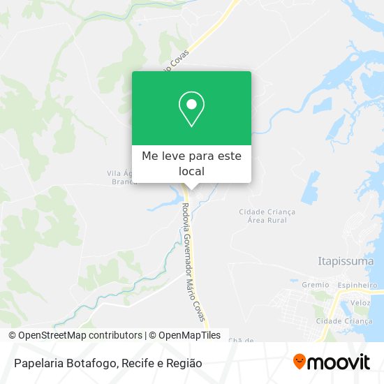 Papelaria Botafogo mapa