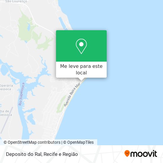 Deposito do Ral mapa