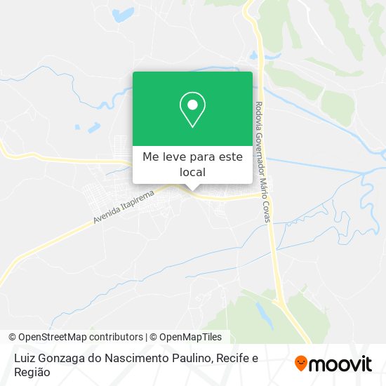 Luiz Gonzaga do Nascimento Paulino mapa