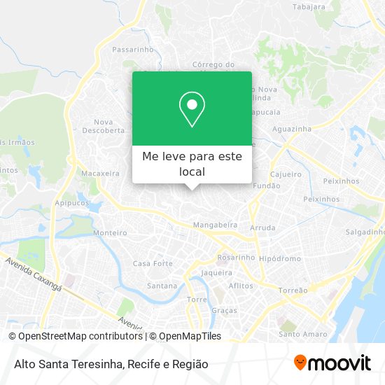 Alto Santa Teresinha mapa