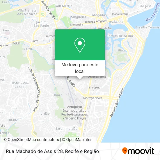 Rua Machado de Assis 28 mapa