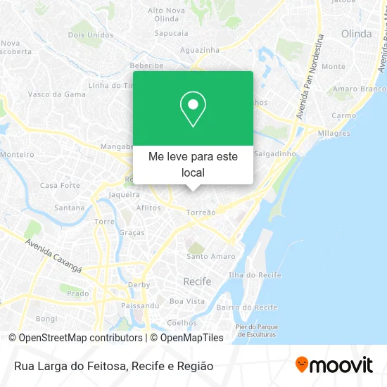Rua Larga do Feitosa mapa