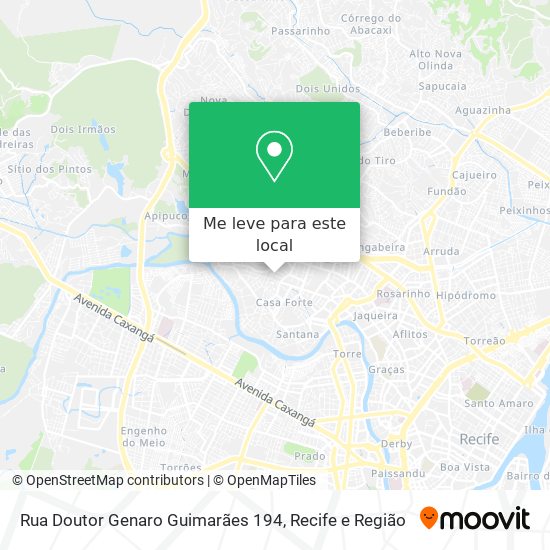 Rua Doutor Genaro Guimarães 194 mapa