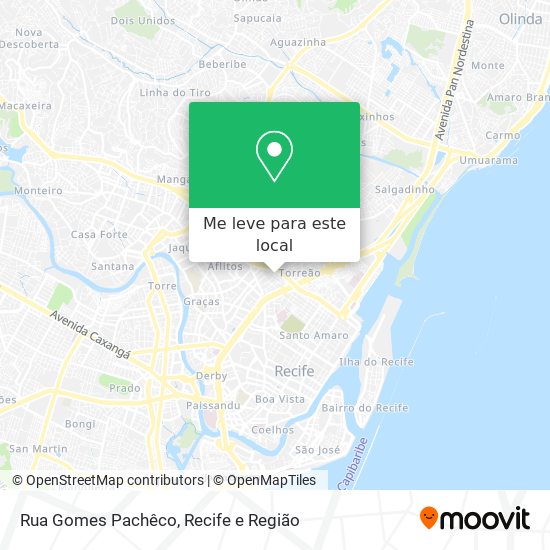 Rua Gomes Pachêco mapa