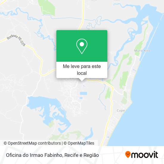 Oficina do Irmao Fabinho mapa