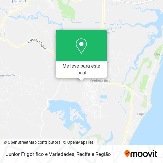 Junior Frigorifico e Variedades mapa