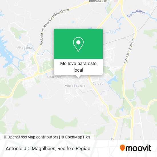 Antônio J C Magalhães mapa