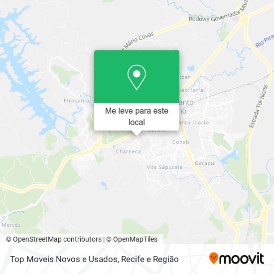 Top Moveis Novos e Usados mapa