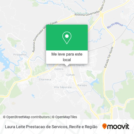 Laura Leite Prestacao de Servicos mapa
