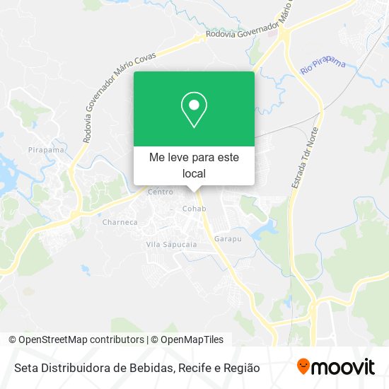 Seta Distribuidora de Bebidas mapa