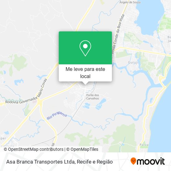 Asa Branca Transportes Ltda mapa