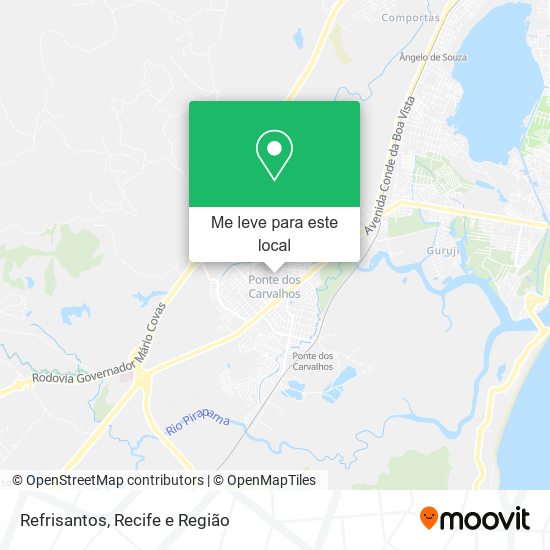 Refrisantos mapa