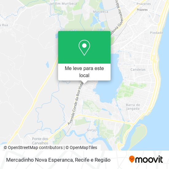 Mercadinho Nova Esperanca mapa