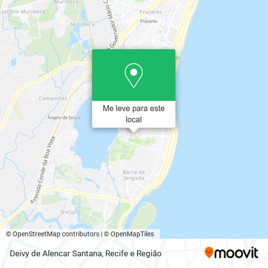 Deivy de Alencar Santana mapa