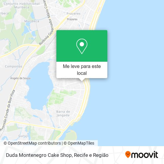Duda Montenegro Cake Shop mapa