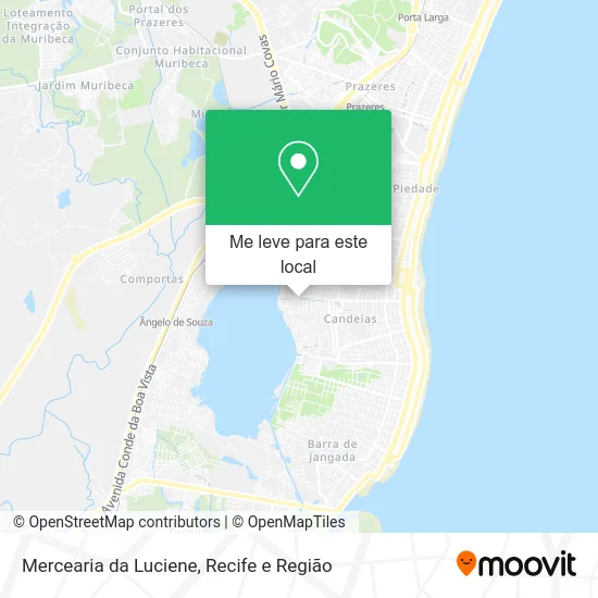 Mercearia da Luciene mapa