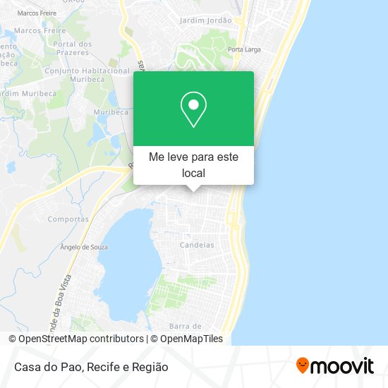 Casa do Pao mapa