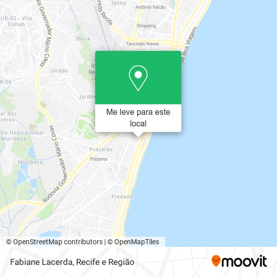 Fabiane Lacerda mapa