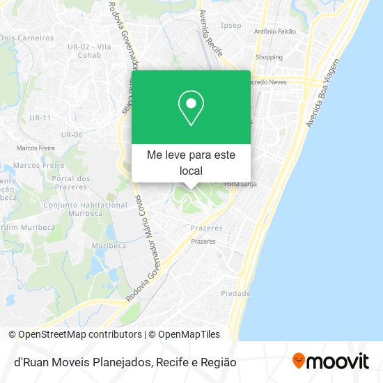 d'Ruan Moveis Planejados mapa