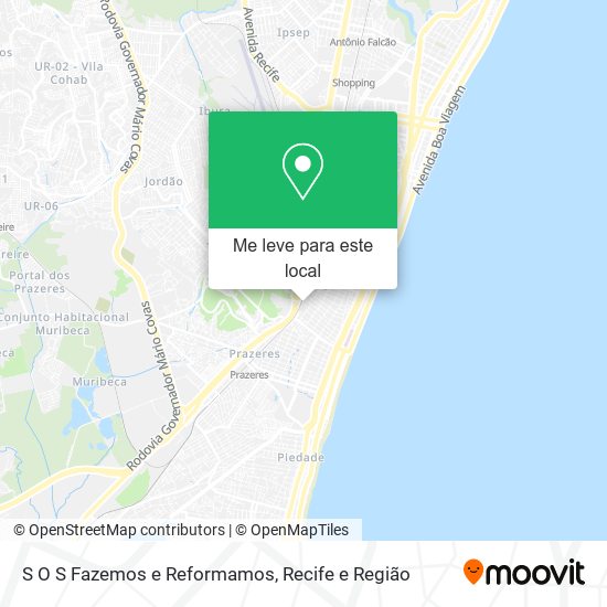 S O S Fazemos e Reformamos mapa