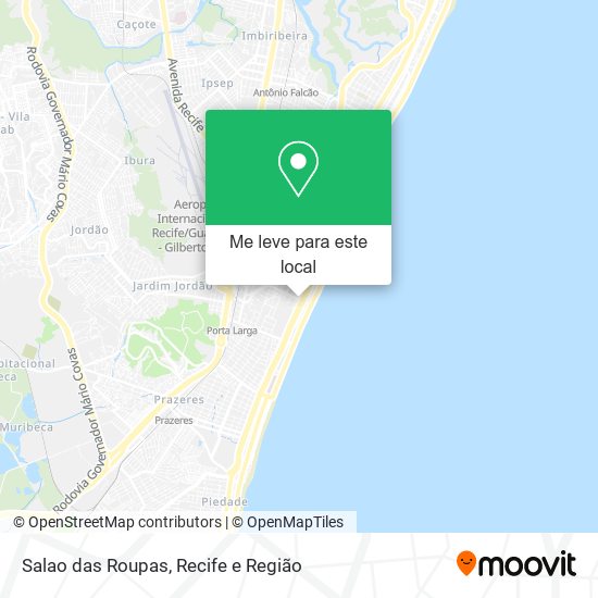 Salao das Roupas mapa