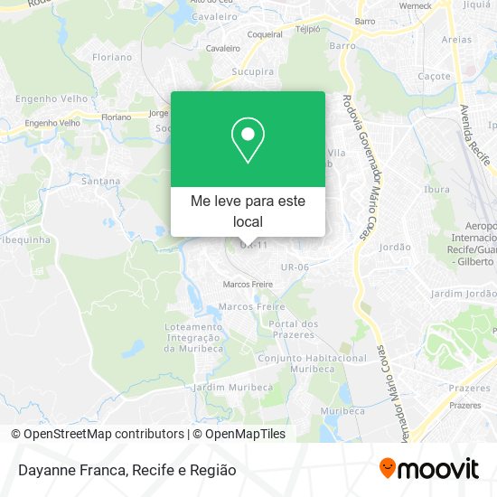 Dayanne Franca mapa