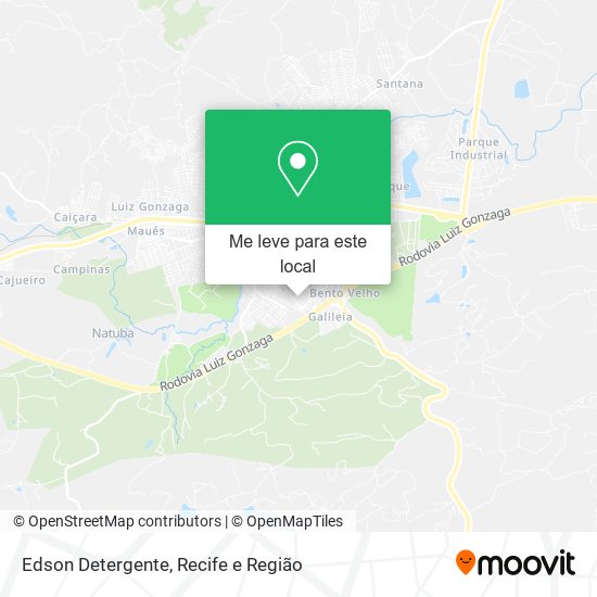 Edson Detergente mapa