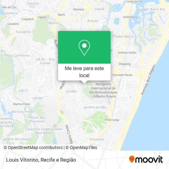 Louis Vitorino mapa