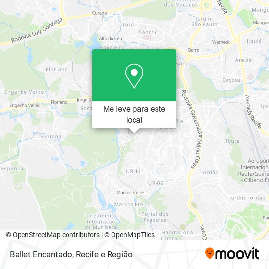 Ballet Encantado mapa