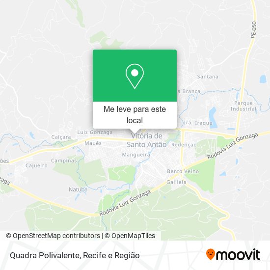 Quadra Polivalente mapa