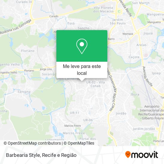 Barbearia Style mapa