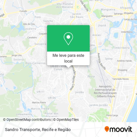 Sandro Transporte mapa