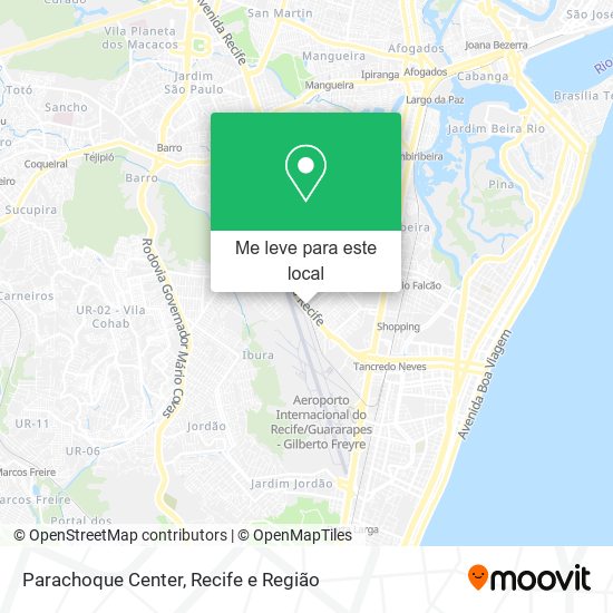 Parachoque Center mapa