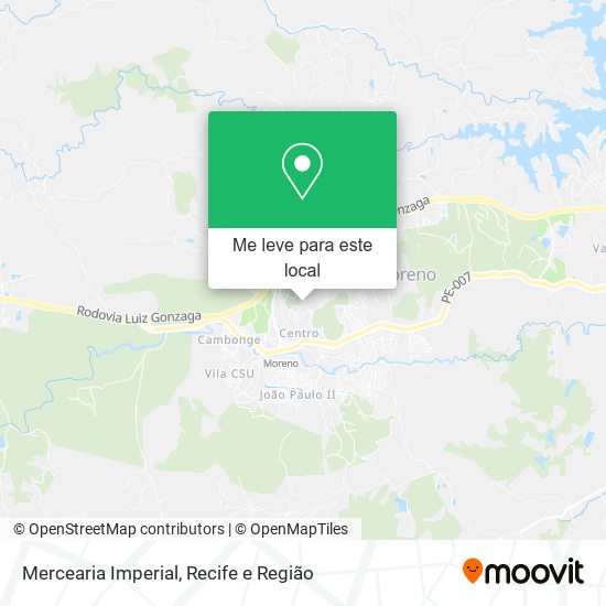 Mercearia Imperial mapa