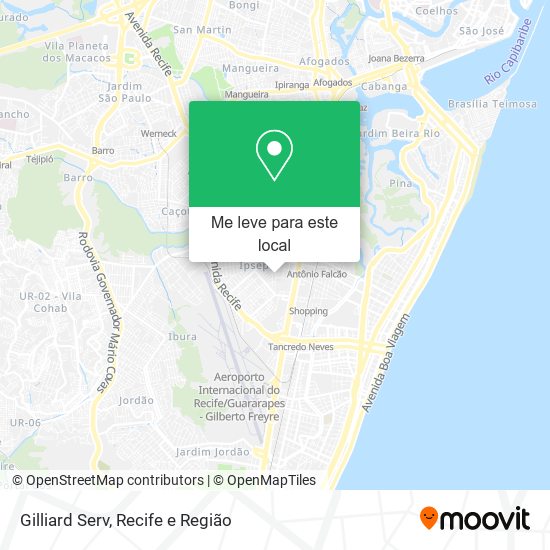 Gilliard Serv mapa