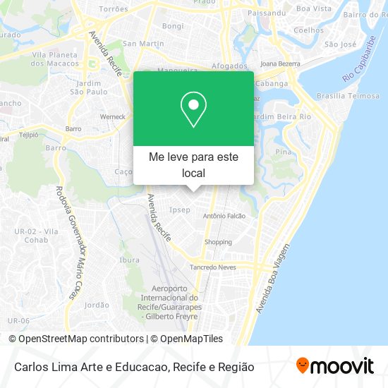 Carlos Lima Arte e Educacao mapa