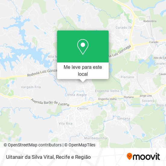 Uitanair da Silva Vital mapa