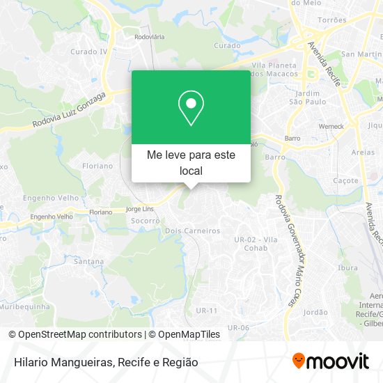 Hilario Mangueiras mapa