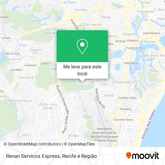 Renan Servicos Express mapa