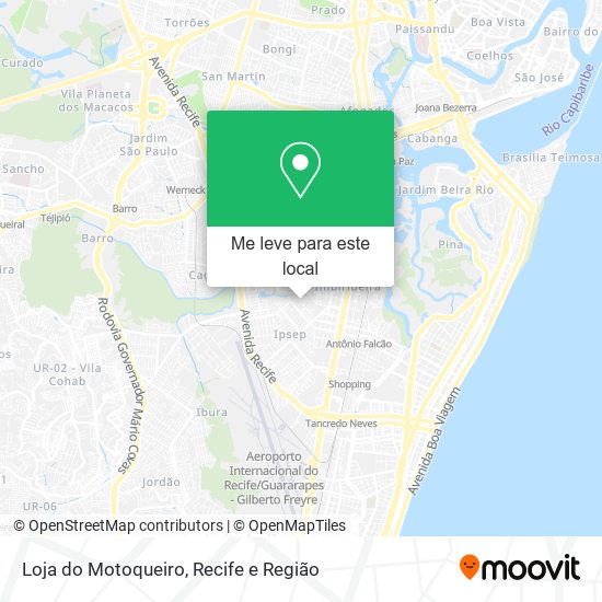 Loja do Motoqueiro mapa