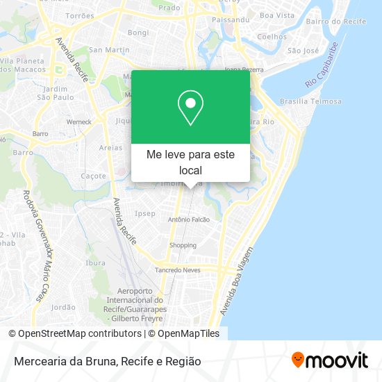 Mercearia da Bruna mapa