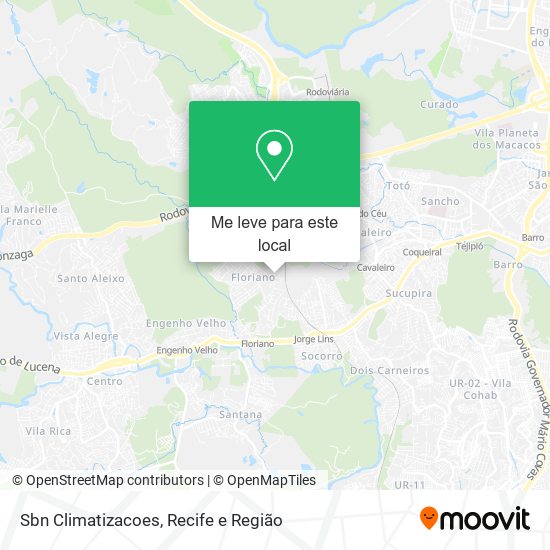 Sbn Climatizacoes mapa