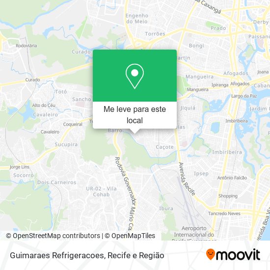 Guimaraes Refrigeracoes mapa