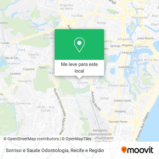 Sorriso e Saude Odontologia mapa