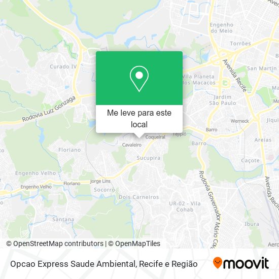 Opcao Express Saude Ambiental mapa