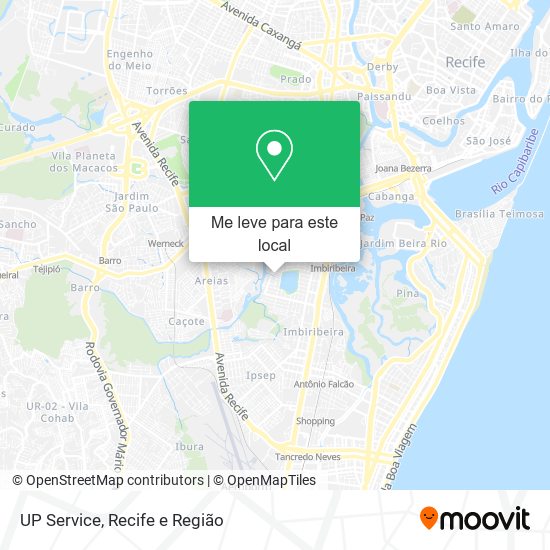 UP Service mapa
