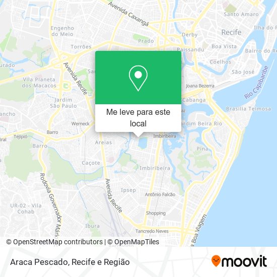 Araca Pescado mapa