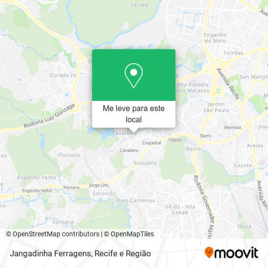 Jangadinha Ferragens mapa
