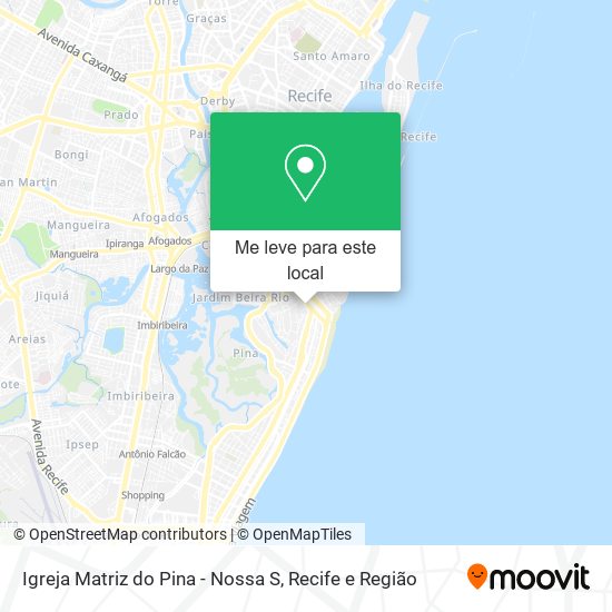 Igreja Matriz do Pina - Nossa S mapa